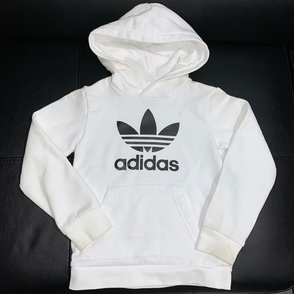 Adidas Tree Foil Hooded Sweatshirt Size XS 7